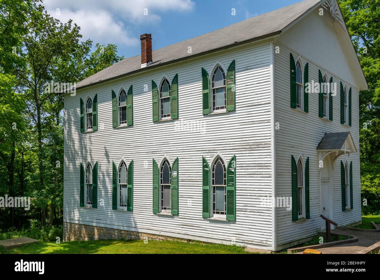 Big Bone Methodist Church im Big Bone State Park in Kentucky, die 1888 ...
