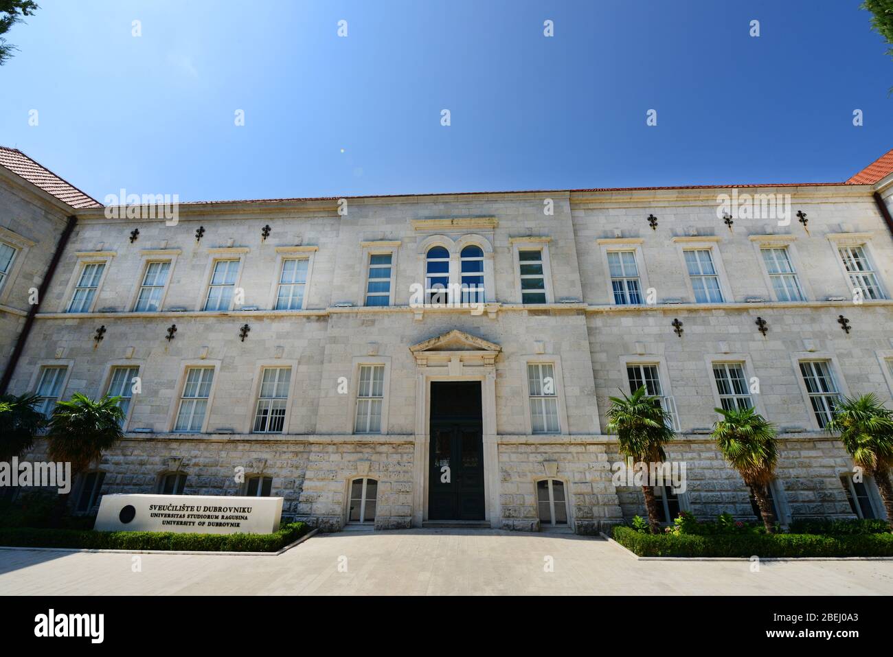 universität von Dubrovnik Gebäude. Stockfoto