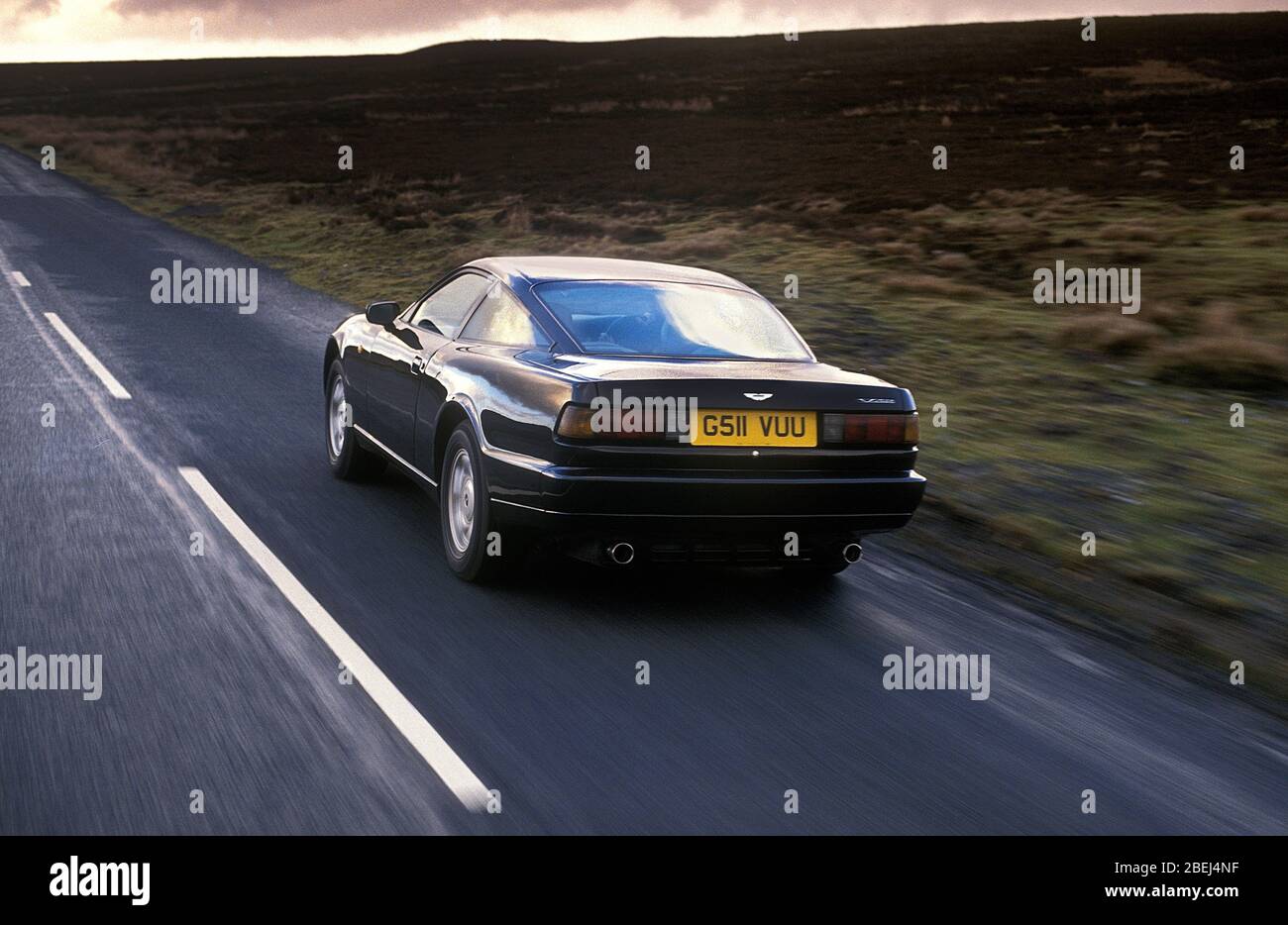 1989 Aston Martin Virage .Location Northumberland UK Stockfoto