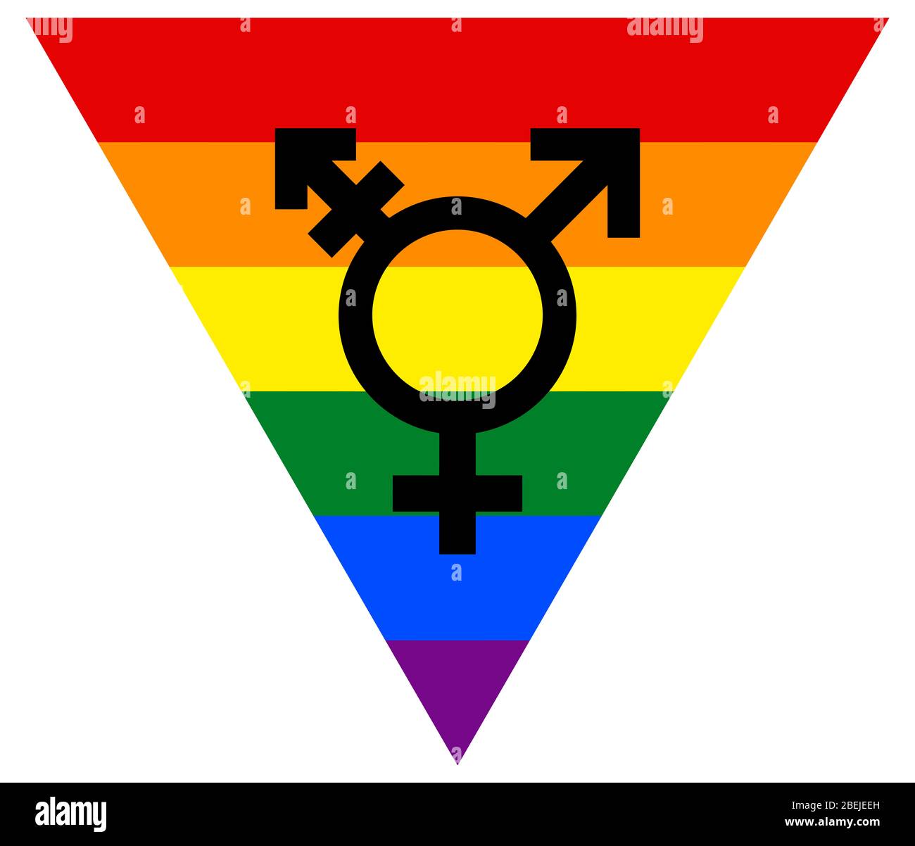 gay LGBT Regenbogen Illustration bunt Stockfoto