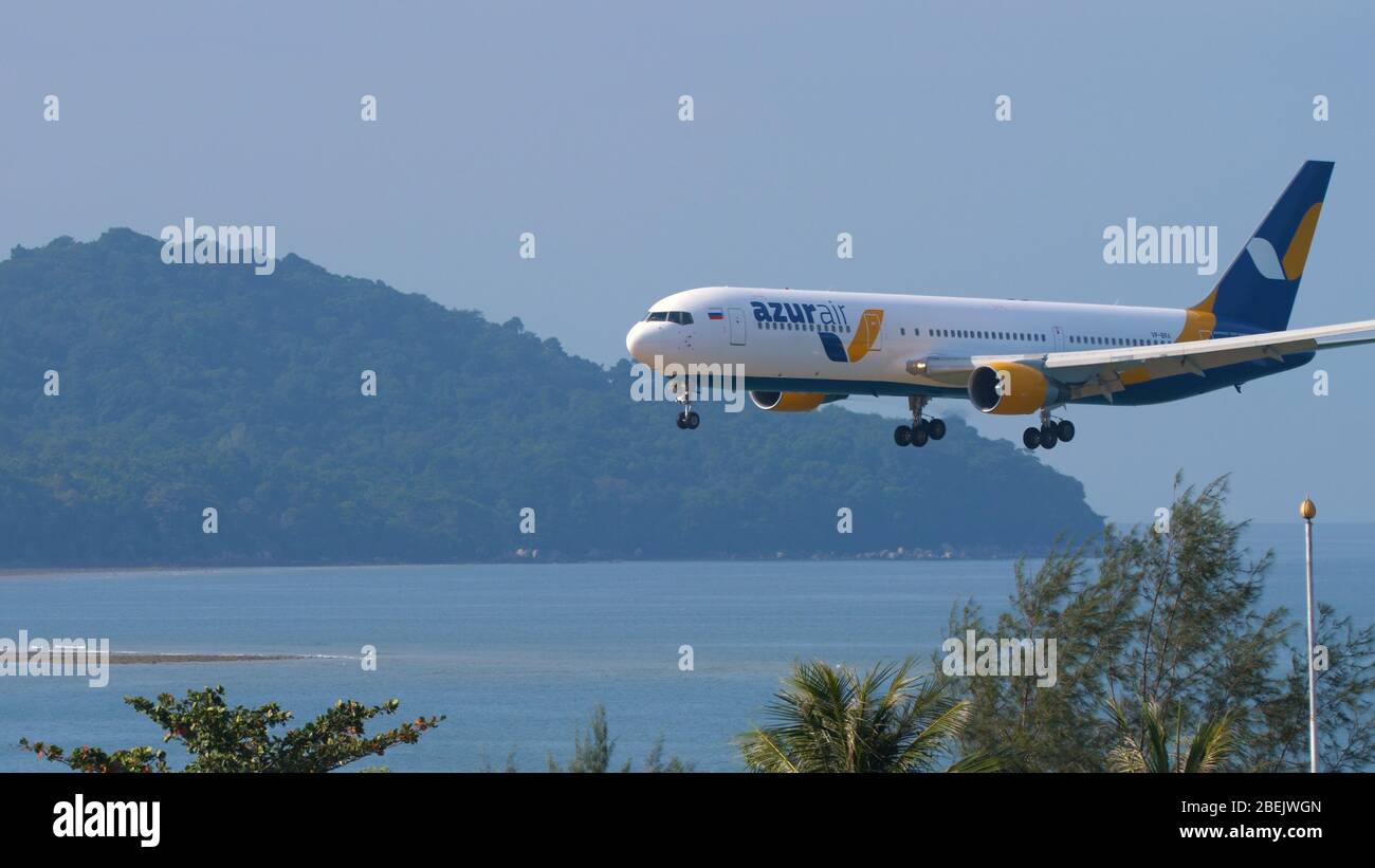 Azur Air Ukraine Landung Stockfoto