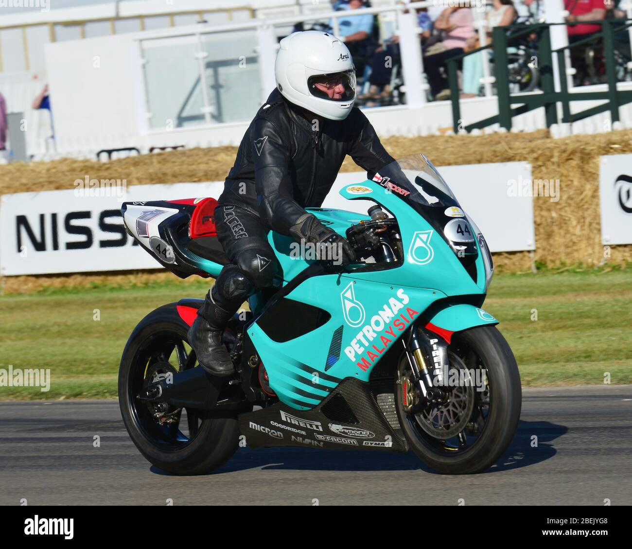 Paul Smart, Foggy Petronas FP1 Goodwood Festival of Speed Gipfel 2017, Performance, Motorsport-Spiel-Wechsler, Automobile, Autos, Unterhaltung, Stockfoto