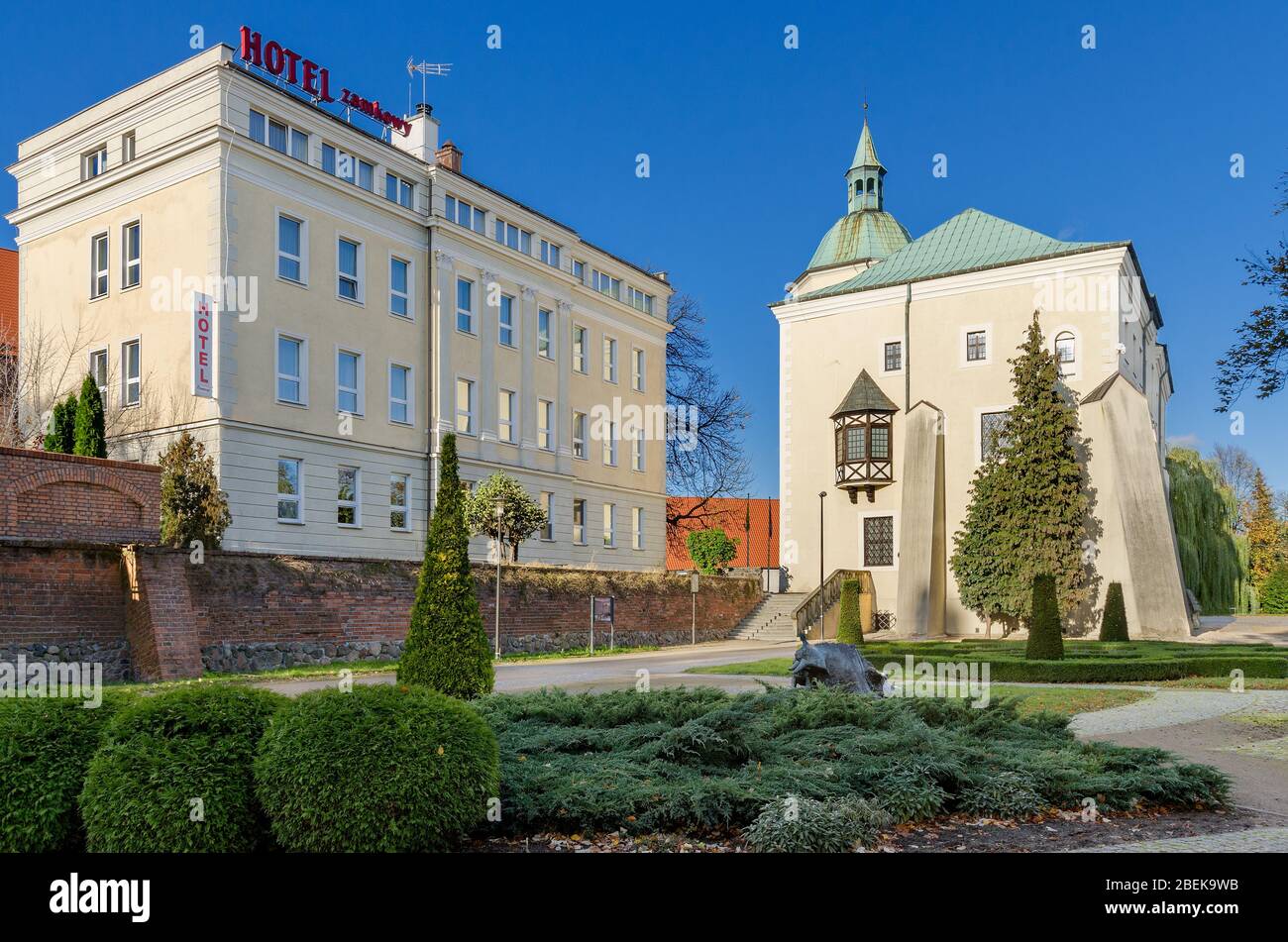 Slupsk, Pommern, Polen. Die Burg Der Pommerschen Herzöge. Das Museum des Mittelpommerns. Stockfoto