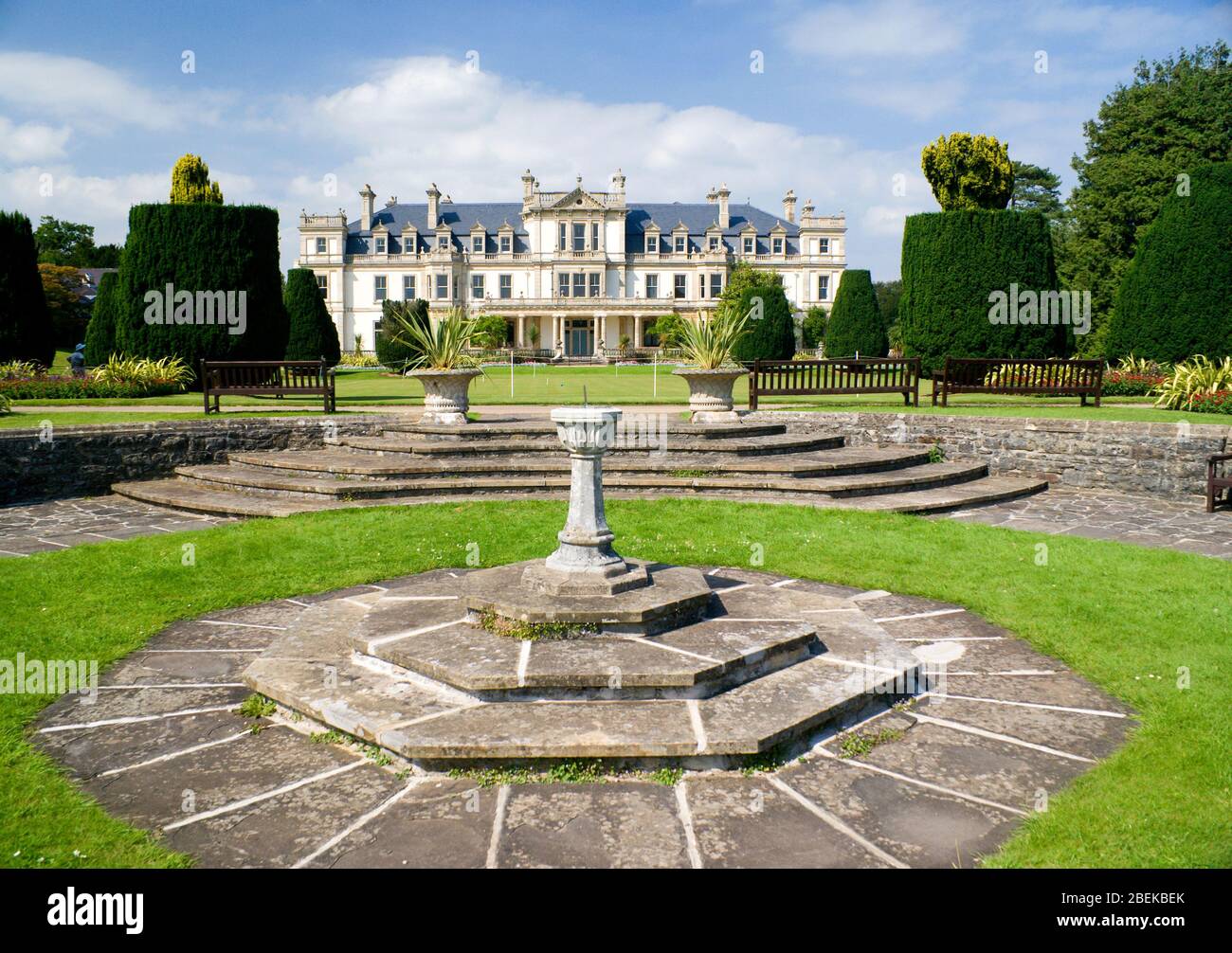 Dyffryn Haus, Dyffryn Haus und Garten, Vale von Glamorgan, South Wales, UK. Stockfoto