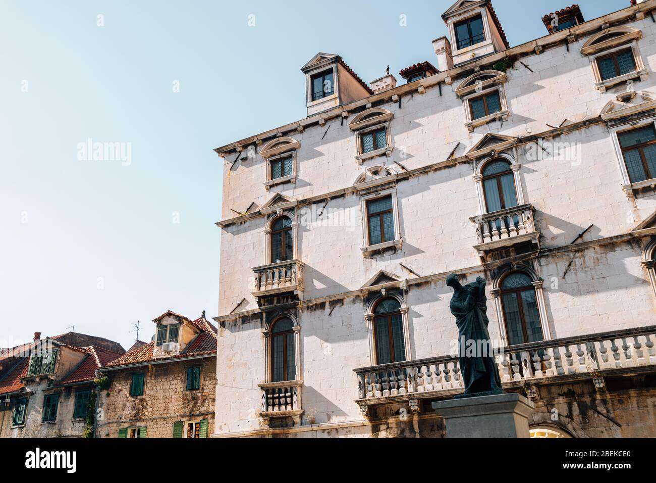 Altstadt Obst Platz in Split, Kroatien Stockfoto