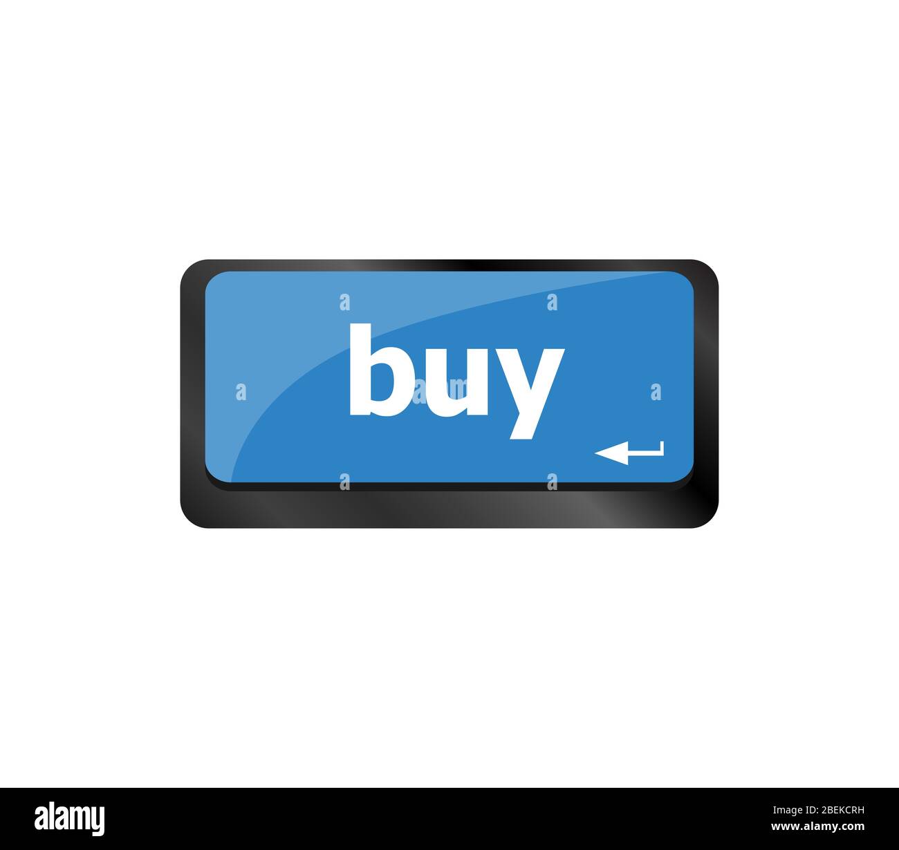Computer-Tastatur kaufen jetzt Icon - Geschäftskonzept Stockfoto