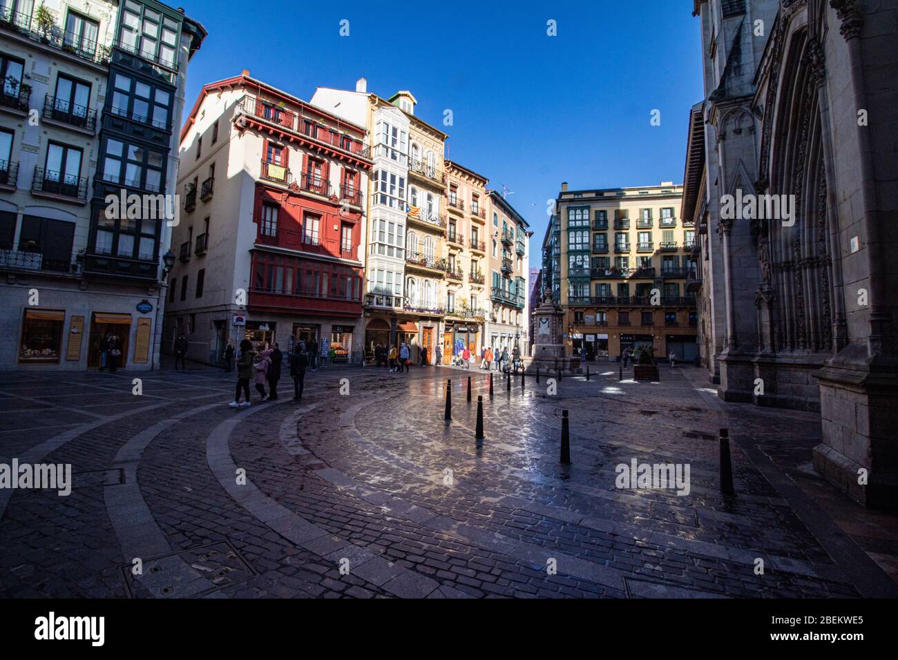Streetlife, Altstadt, Bilbao Stockfoto