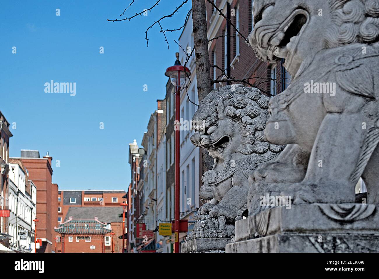 Chinesische Gemeinschaft Chinatown Gate, 10 Wardour St, West End, London W1D 6BZ Architektur Stockfoto