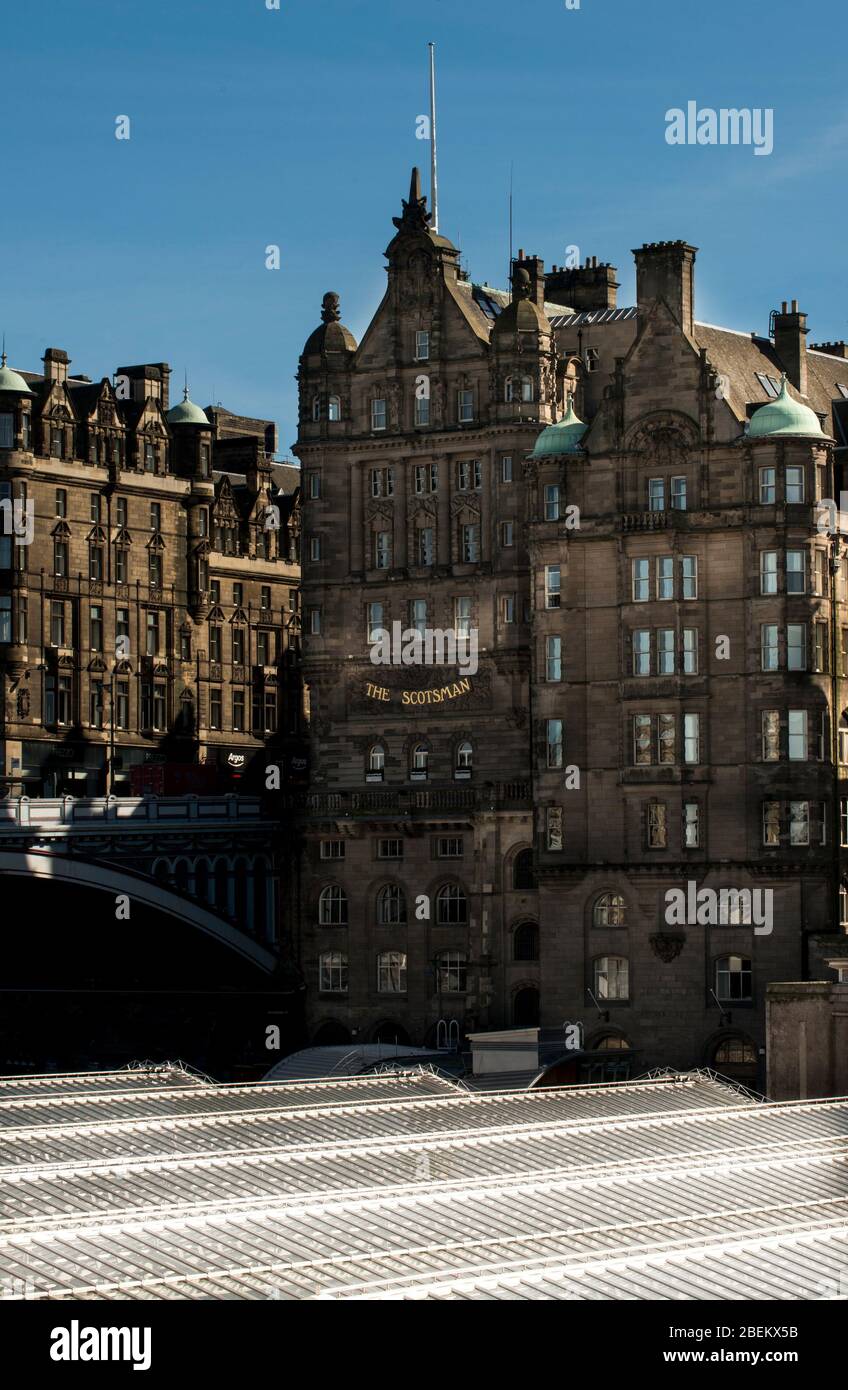 Edinburgh, Midlothian, Schottland, Großbritannien Edinburgh ist die Hauptstadt Schottlands und gilt als eine der schönsten Städte der Welt. Stockfoto