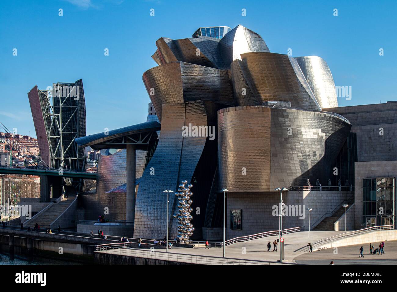 Guggenheimmuseum, Bilbao Stockfoto