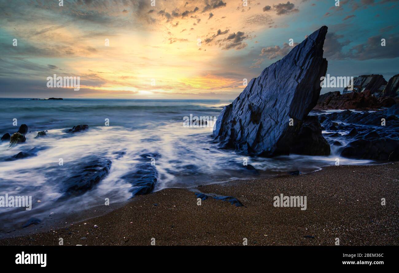 Ayrmer Cove Stockfoto