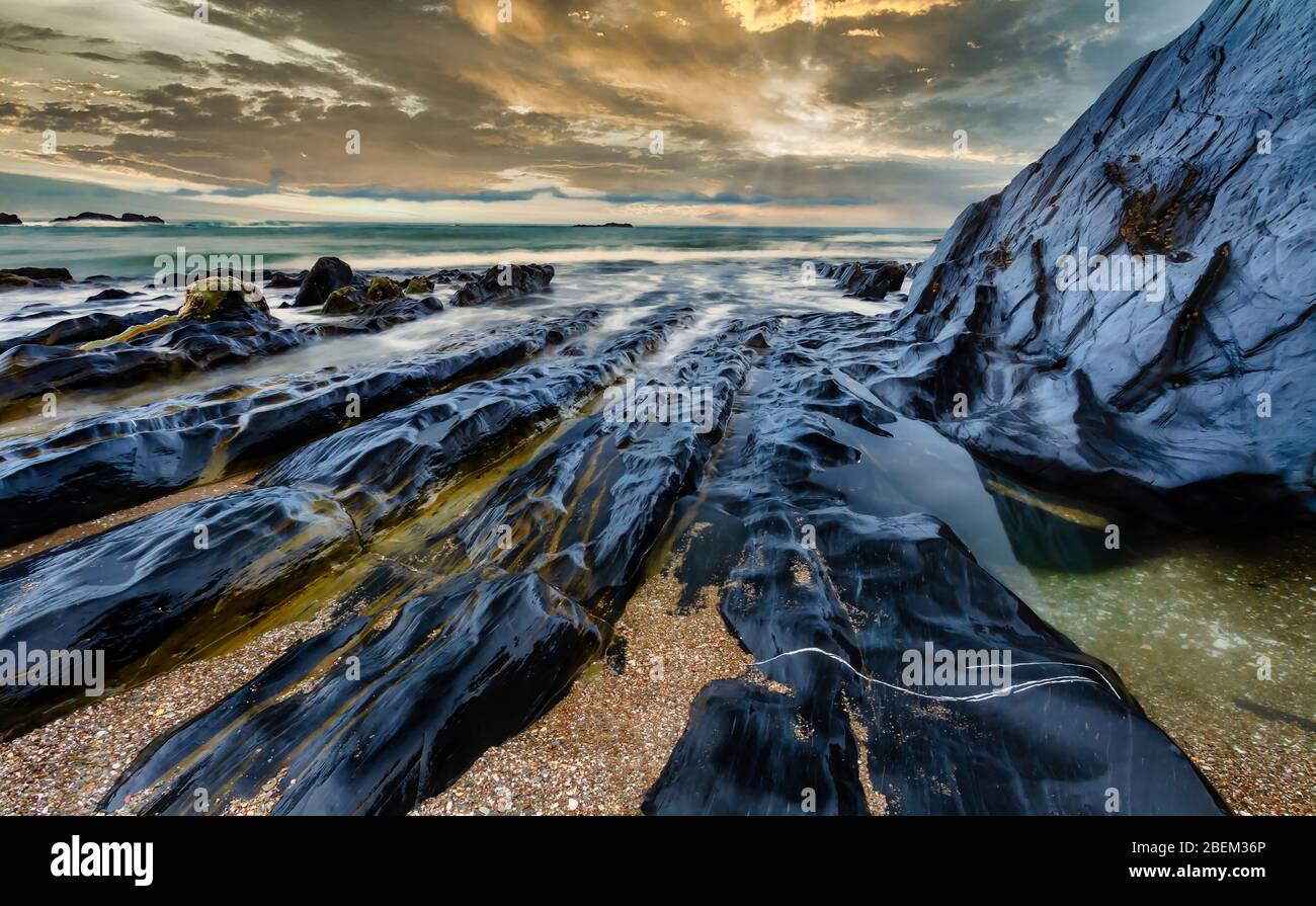 Ayrmer Cove Stockfoto