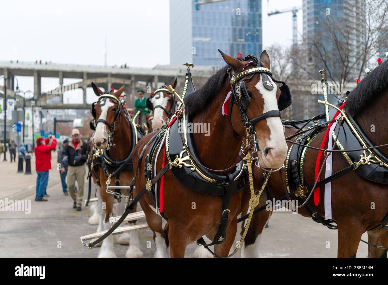 2019 Nashville Weihnachtsparade Stockfoto