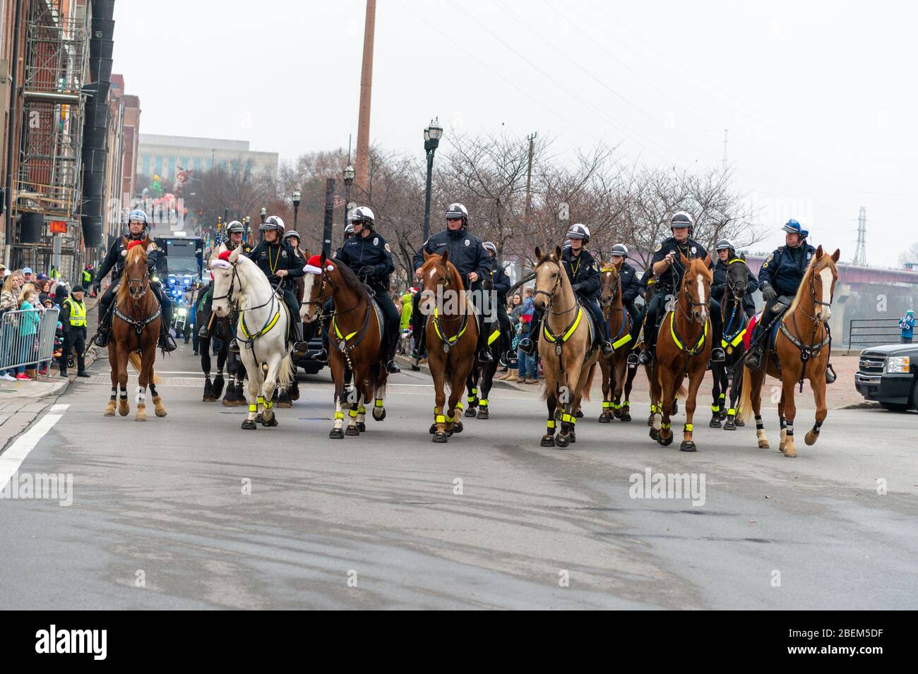 2019 Nashville Weihnachtsparade Stockfoto