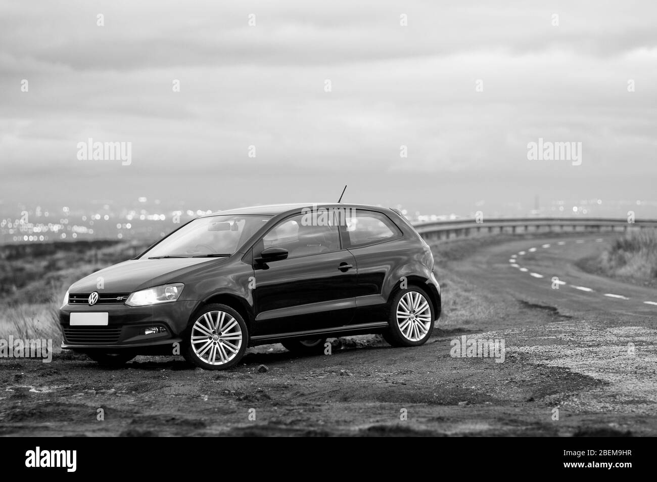 VW Volkswagen Polo 6C BlueGT Stockfoto