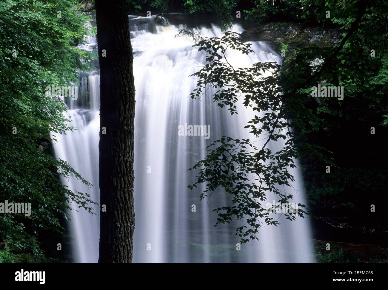Trocken fällt, Bergwasser Scenic Byway, Nantahala National Forest, North Carolina Stockfoto