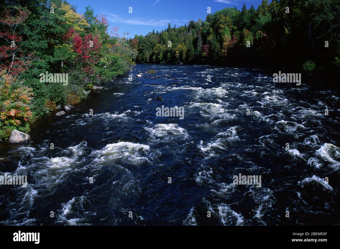 Androscoggin River, Coos County, New Hamphire Stockfoto