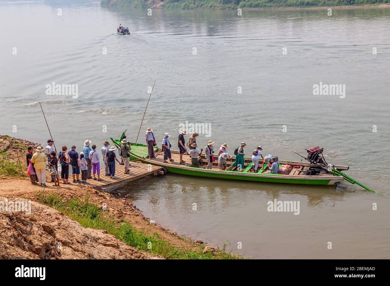 Touristische Transport in Innwa, Mandalay Stockfoto