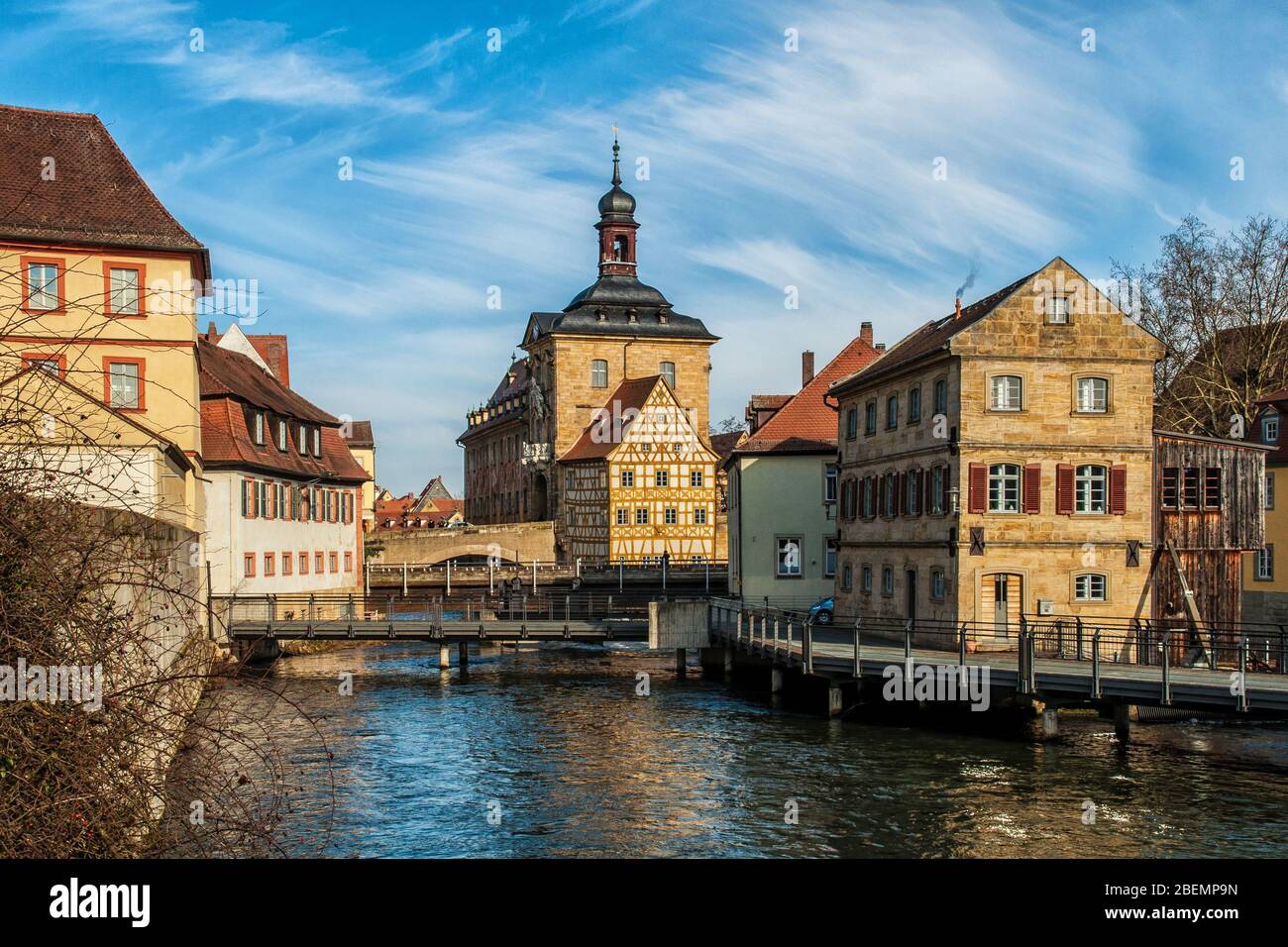 Das alte Rathaus in Bamberg Stockfoto