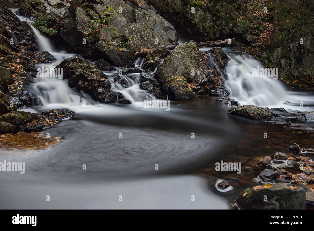 Bärenhöhle Herbst in New England Stockfoto