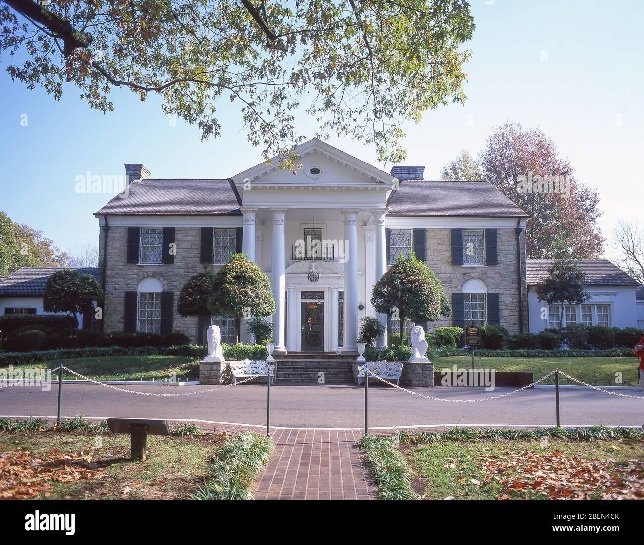 Whitehaven, Graceland Mansion, Elvis Presley Boulevard, Memphis, Tennessee, Vereinigte Staaten von Amerika Stockfoto