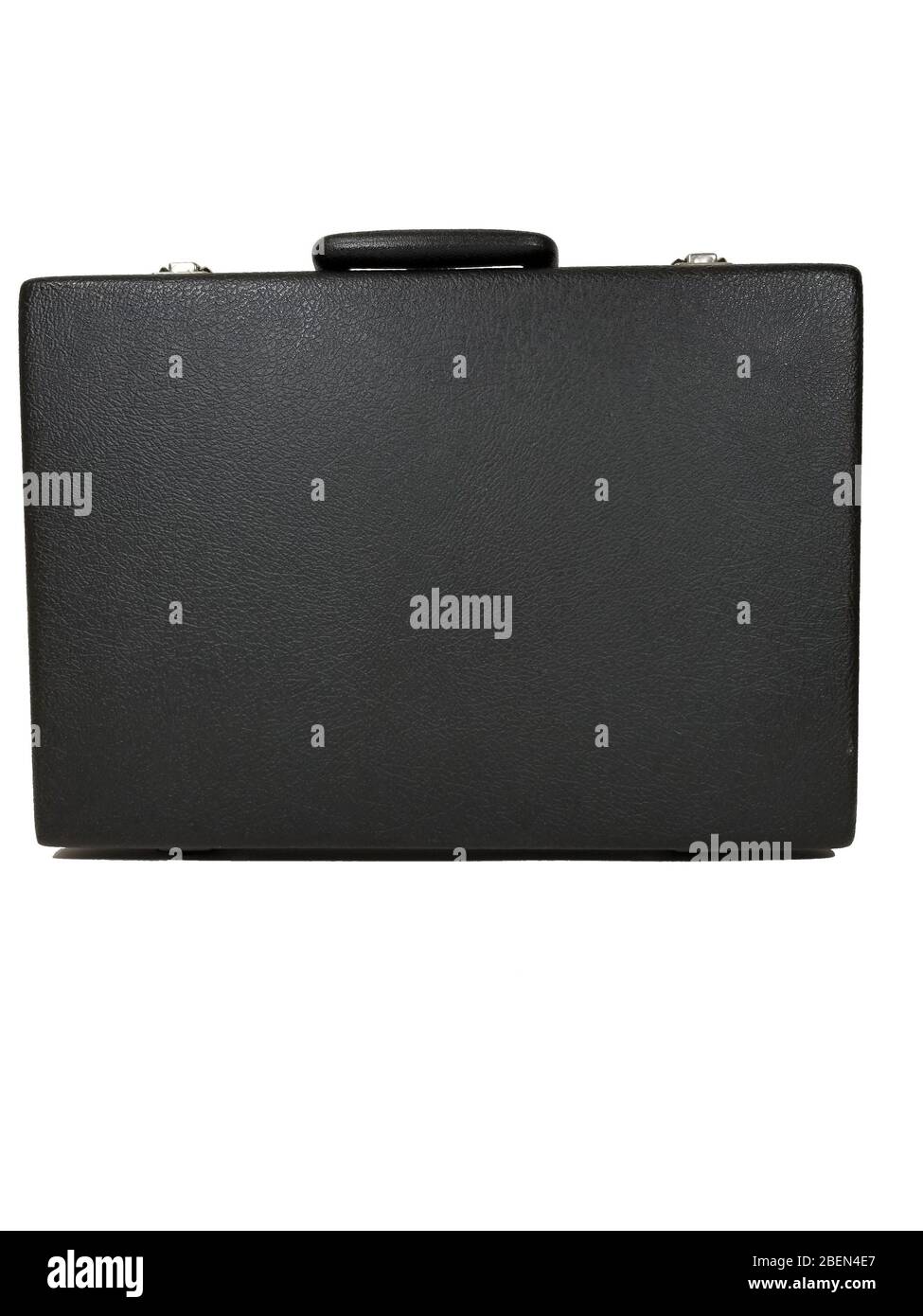Schwarze harte Aktentasche für die Arbeit Stockfoto