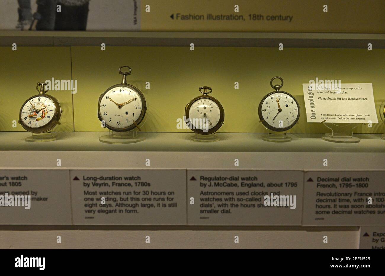 Historische Uhren und Zeitmesser im Royal Observatory, Greenwich, London, Großbritannien Stockfoto