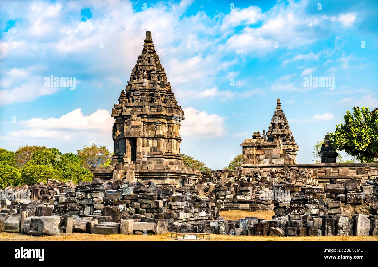 Prambanan Tempel in der Nähe von Yogyakarta in Indonesien Stockfoto
