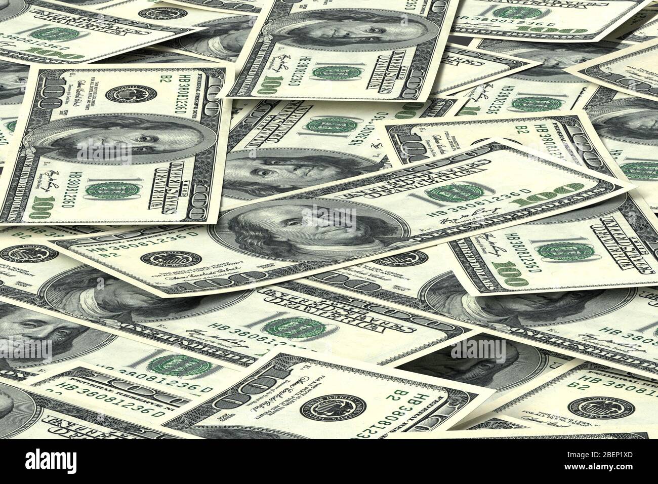 Geld Hintergrund von Dollar USA. Business Konzept Stockfoto