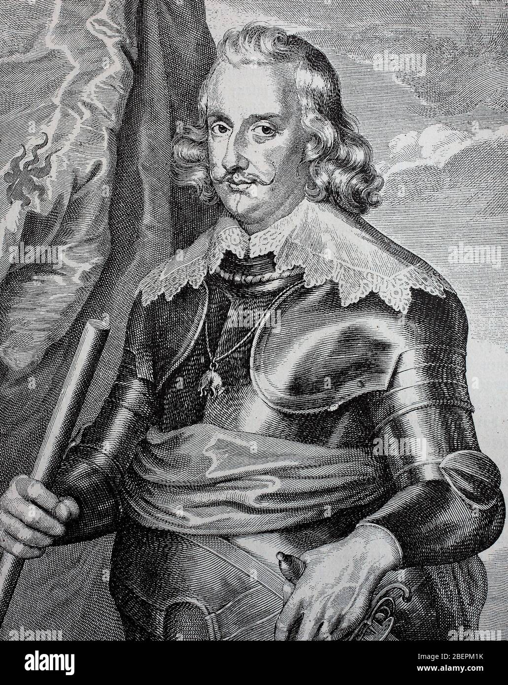 Ferdinand von Spanien und Portugal, Fernando de Austria, 16. Mai 1609 - 9. November 1641, Fürst aus der spanischen Linie des Hauses Habsburg und war Gouverneur der spanischen Besitzungen und Kommandant im Dreißigjährigen Krieg / Ferdinand von Spanien und Portugal, Fernando de Austria, 16. 1609. - 9. Mai. November 1641, Prinz aus der spanischen Linie des Hauses Habsburg und diente als Gouverneur spanischer Besitzungen sowie als Feldherr im Dreißigjährigen Krieg, historisch, digital verbesserte Reproduktion eines Originals aus dem 19. Jahrhundert / digitale Reproduktion einer Originalvorlage aus dem Stockfoto