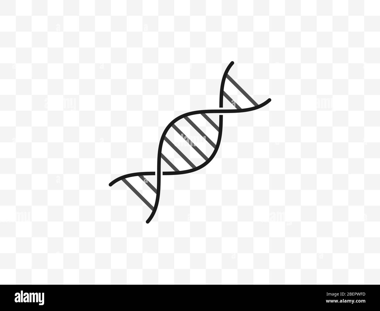Chromosom, dna, genetisches Symbol. Vektorgrafik, flaches Design. Stock Vektor Chromosom, dna, genetisches Symbol. Vektorgrafik, flaches Design. Stock Vektor