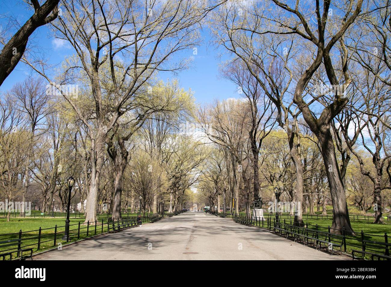 Das Einkaufszentrum, Central Park, New York City. Stockfoto