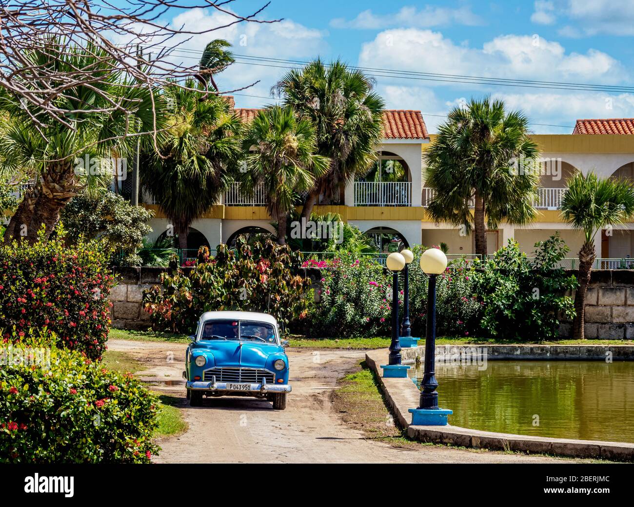 Oldtimer in Josone Park, Varadero, Provinz Matanzas, Kuba Stockfoto