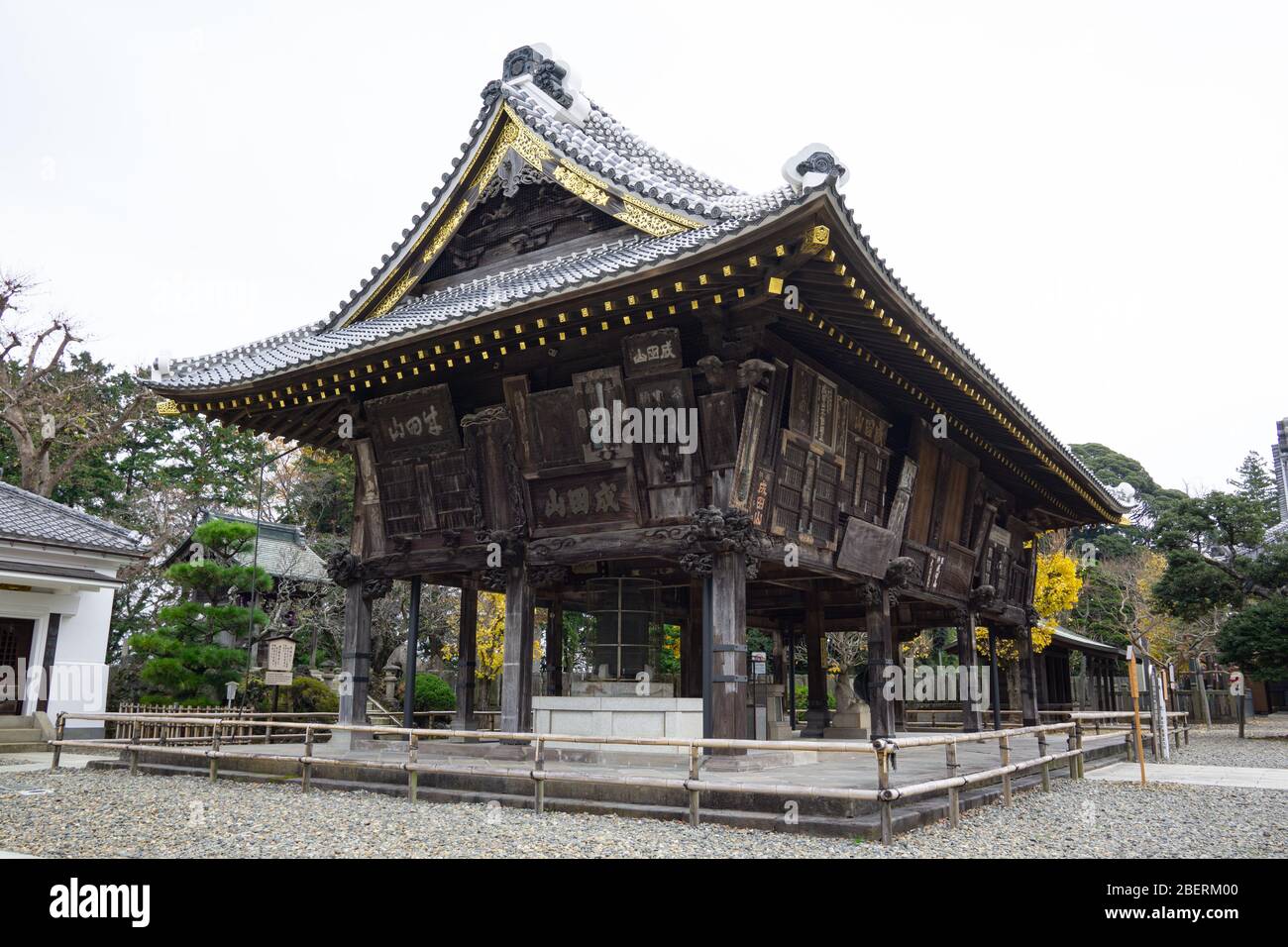 Naritasan Shinshoji Tempel wurde mit Naritasan Park in Narita Stadt, ist ein großer und sehr beliebter buddhistischer Tempelkomplex in Narita Stadt, es ist Stockfoto