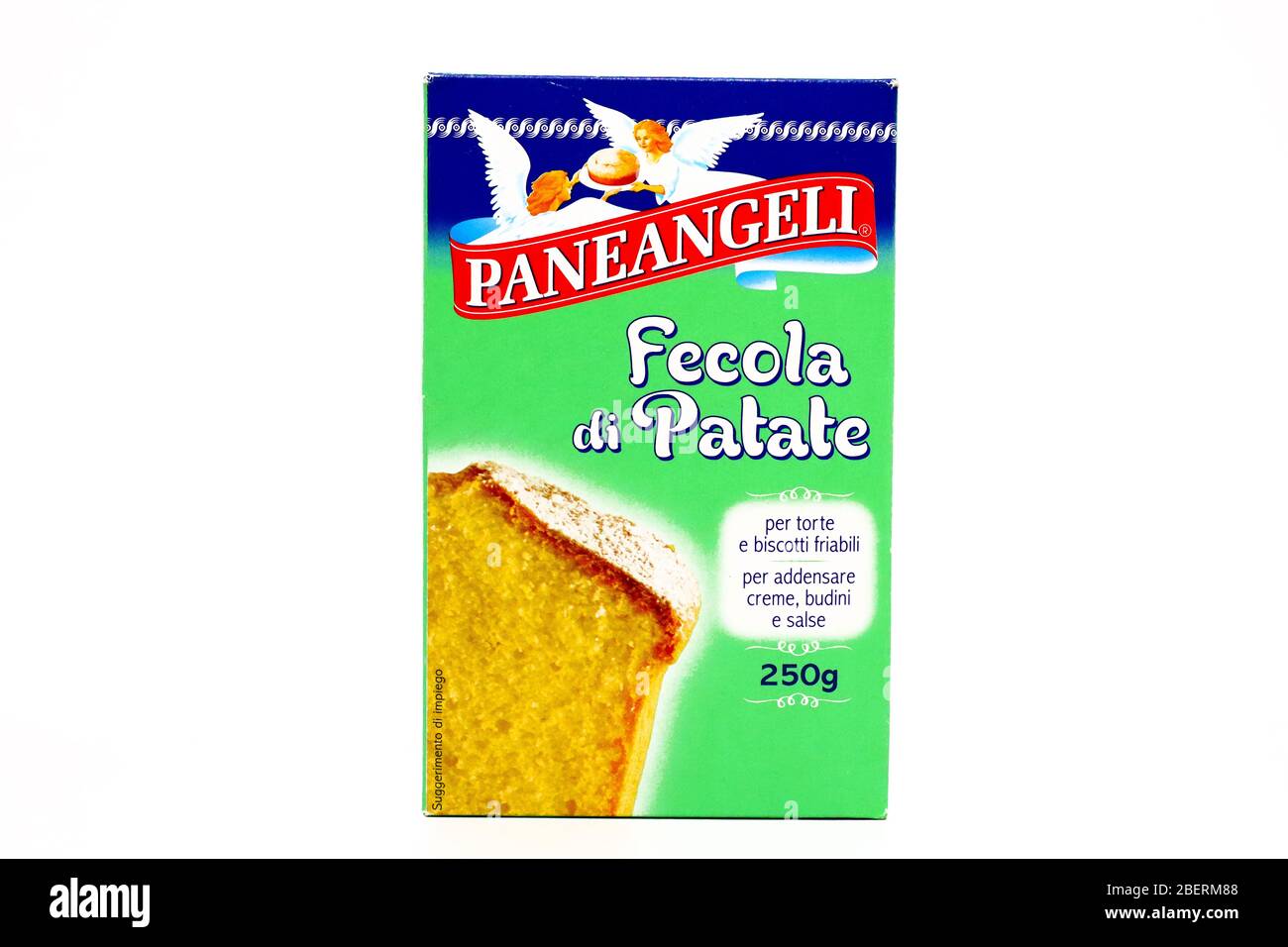 PANEANGELI Kartoffelstärke. Paneangeli ist eine italienische Marke von  Cameo/Dr. Oetker Stockfotografie - Alamy