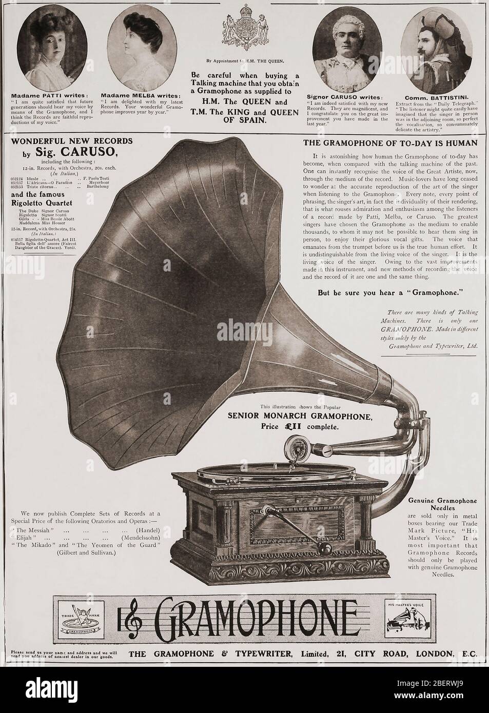 The gramophone company ltd -Fotos und -Bildmaterial in hoher Auflösung ...