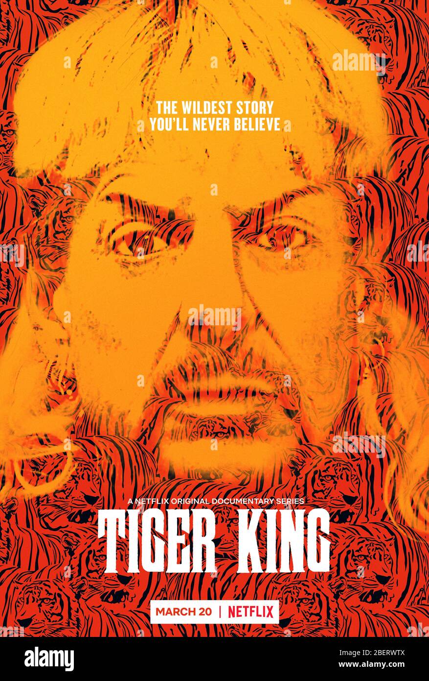 'Tiger King: Murder, Mayhem, and Madness' (2020) Poster Credit: Netflix / The Hollywood Archive Stockfoto