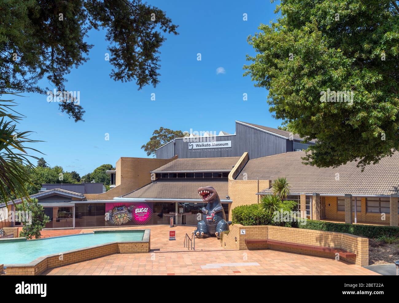 Waikato Museum (Te Whare Taonga o Waikato), Hamilton, Neuseeland Stockfoto