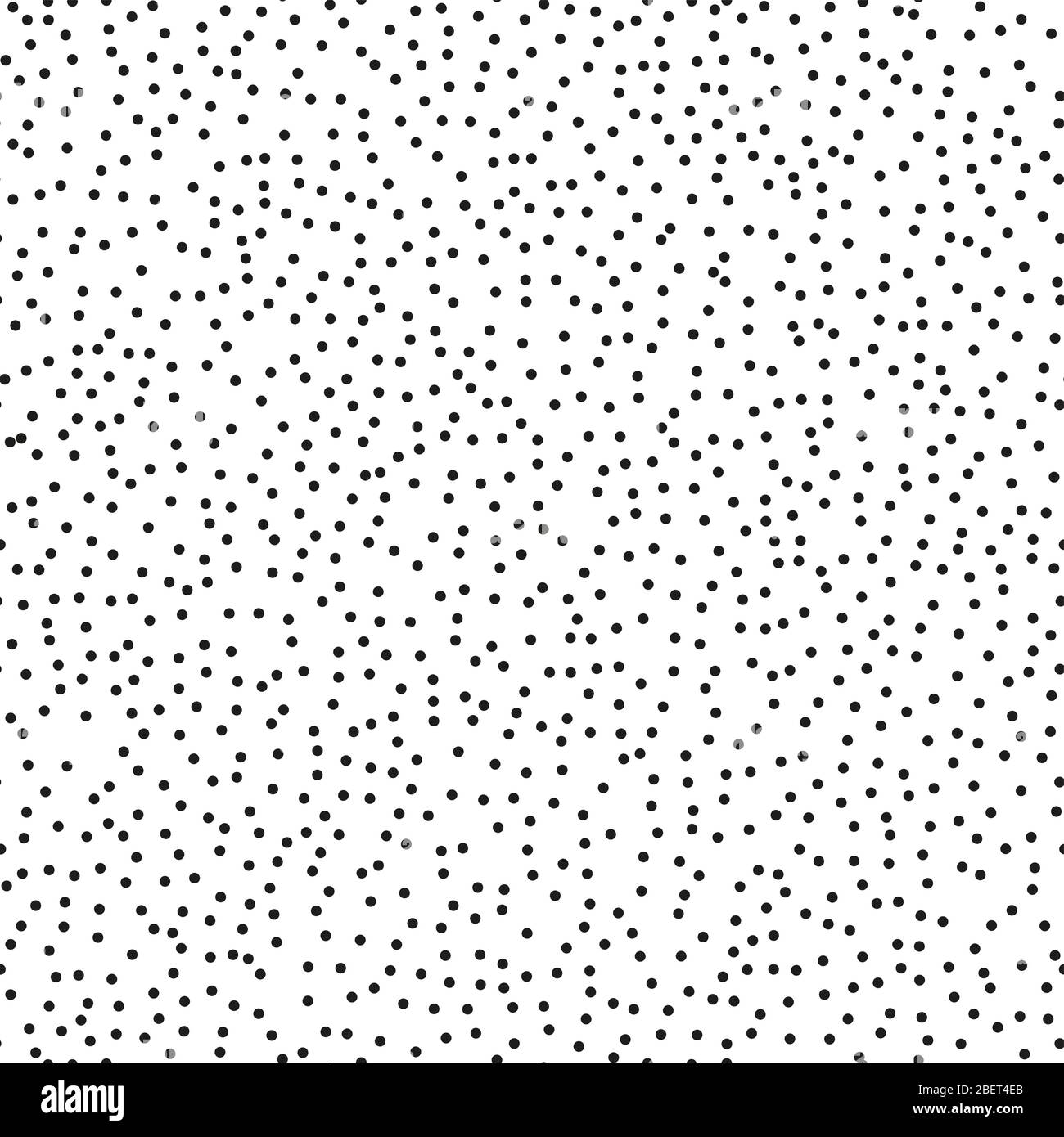 Pointillismus niedrige Dichte nahtlose Punkte Muster. Abstrakter Schwarzweiß-Halbton. Einfach in Farbfelder fallen lassen und EPS 10 genießen Stock Vektor