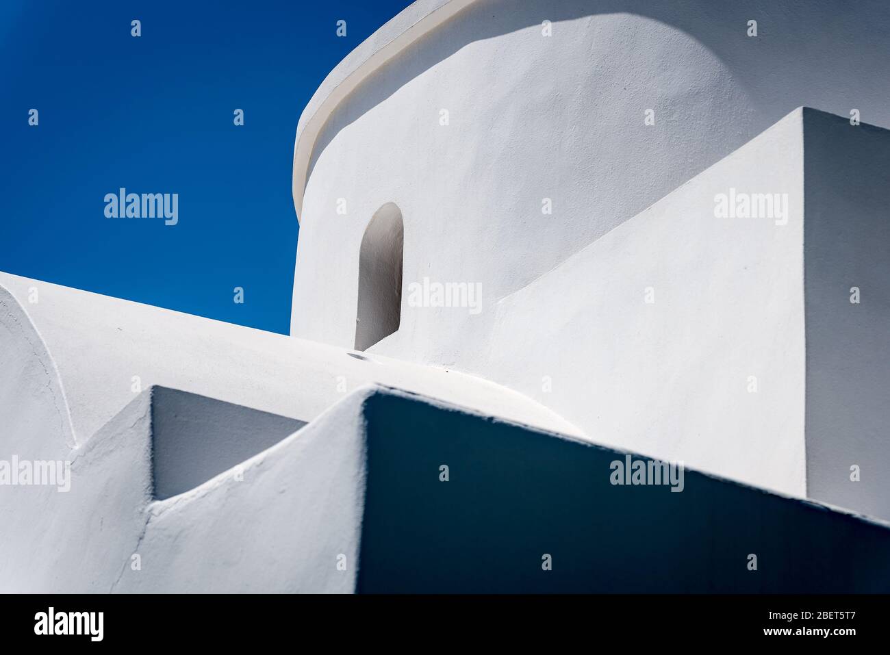 St. Nikolas Kirche in Folegandros Insel Kykladen Griechenland Stockfoto