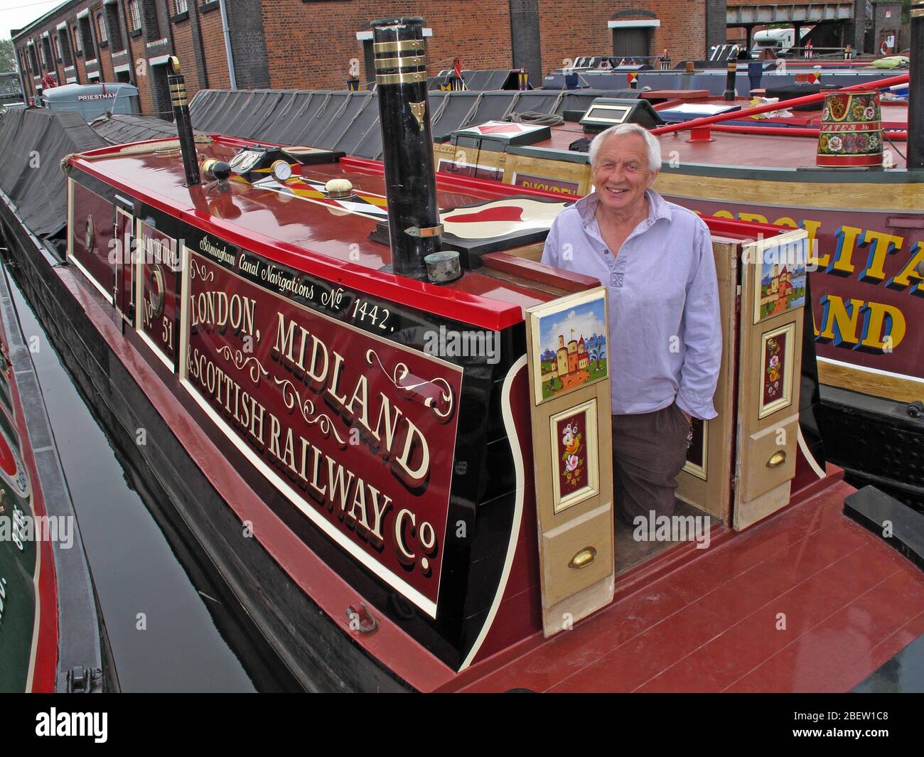 Ellesmere Port Canal Museum, British Canal and Waterways Heritage, South Pier Rd, Ellesmere Port, Cheshire, England, Großbritannien, CH65 4FW Stockfoto