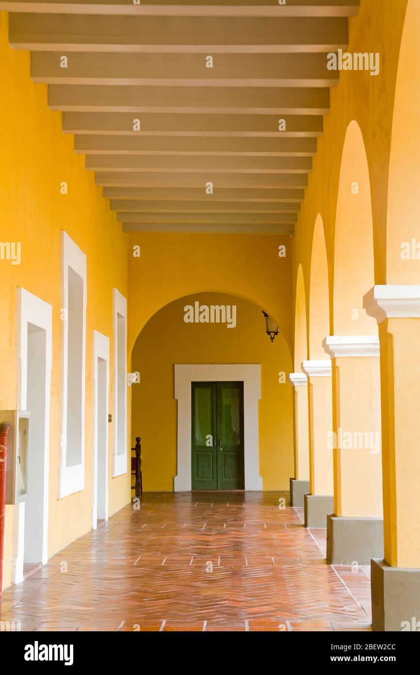 Institut für Kultur Puerto Ricas, Altstadt von San Juan, Puerto Rico Island, Vereinigte Staaten von Amerika Stockfoto