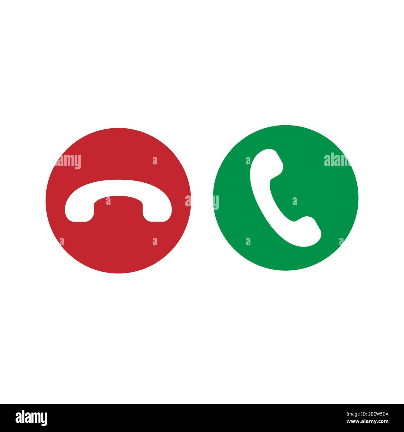 Grünes telefonsymbol Stock-Vektorgrafiken kaufen - Alamy