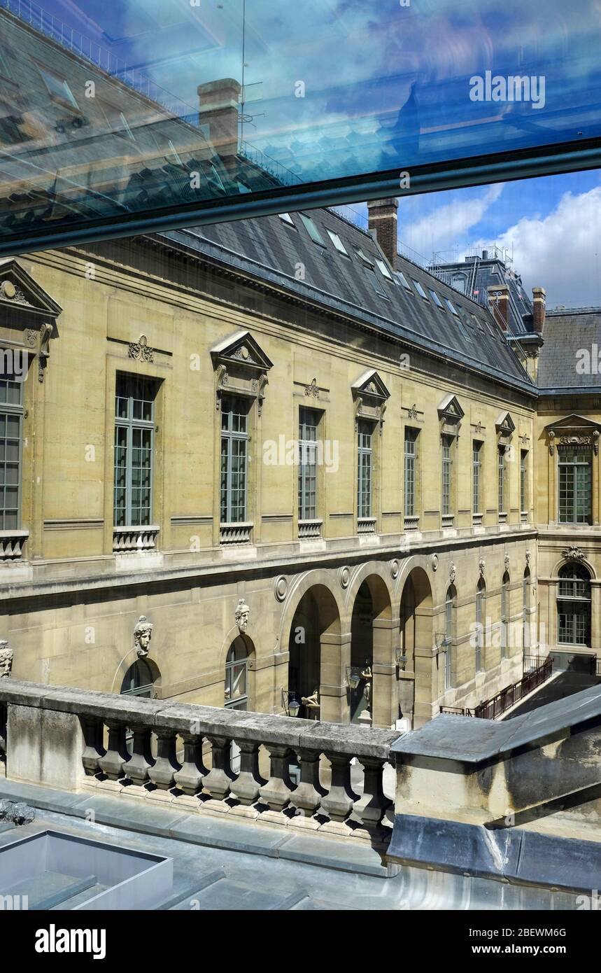 Nationalbibliothek von Frankreich, Bibliotheque Nationale de France Richelieu Site.Paris.Frankreich Stockfoto