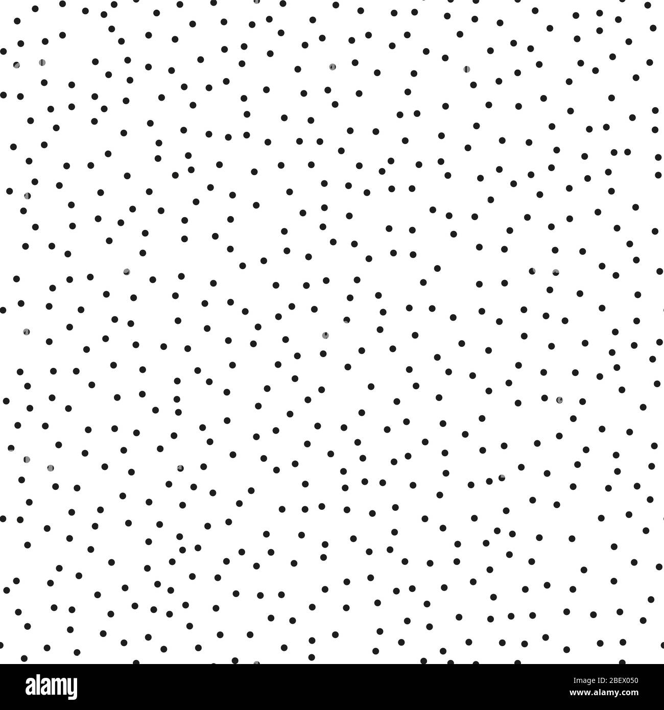 Pointillismus niedrige Dichte nahtlose Punkte Muster. Abstrakter Schwarzweiß-Halbton. Einfach in Farbfelder fallen lassen und EPS 10 genießen Stock Vektor