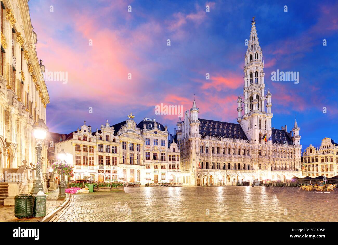 Grand Place in Brüssel, Belgien Stockfoto
