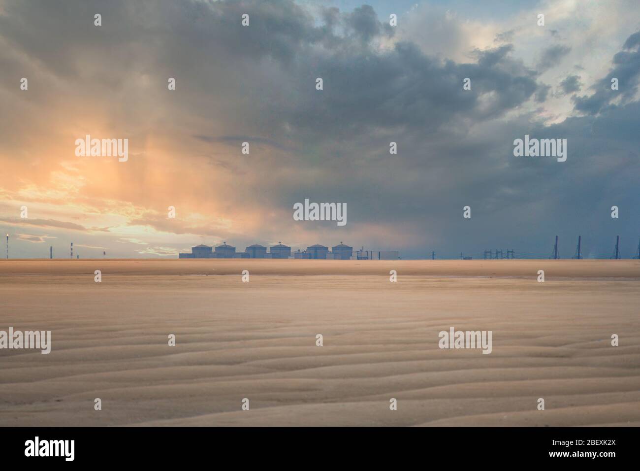Kernkraftwerk Gravelines in Nordfrankreich Stockfoto
