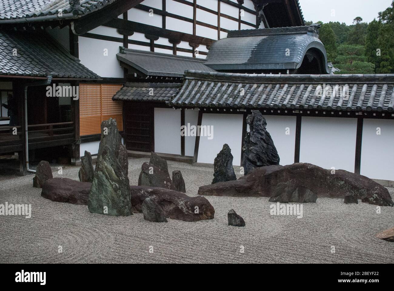 Buddhistischer Buddhismus Zen-Garten Tōfuku-ji-Tempel, 15-Chōme 778 Honmachi, Higashiyama-ku, Kyōto, Präfektur Kyoto Stockfoto