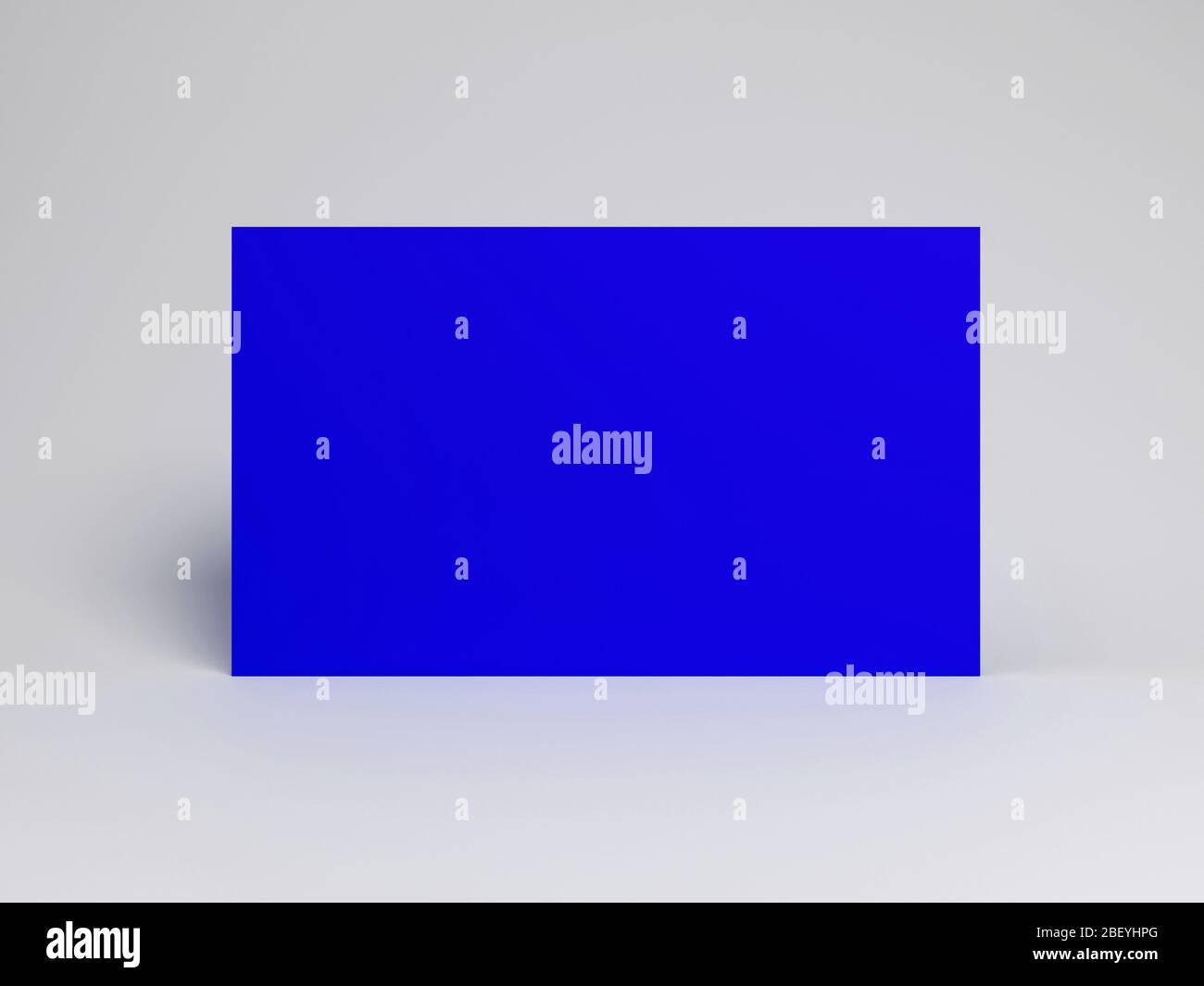 3d gerendert abstrakt Podium Hintergrund - Abstrakt, 3d gerendert weißen Hintergrund mit blauem Rechteck Stockfoto