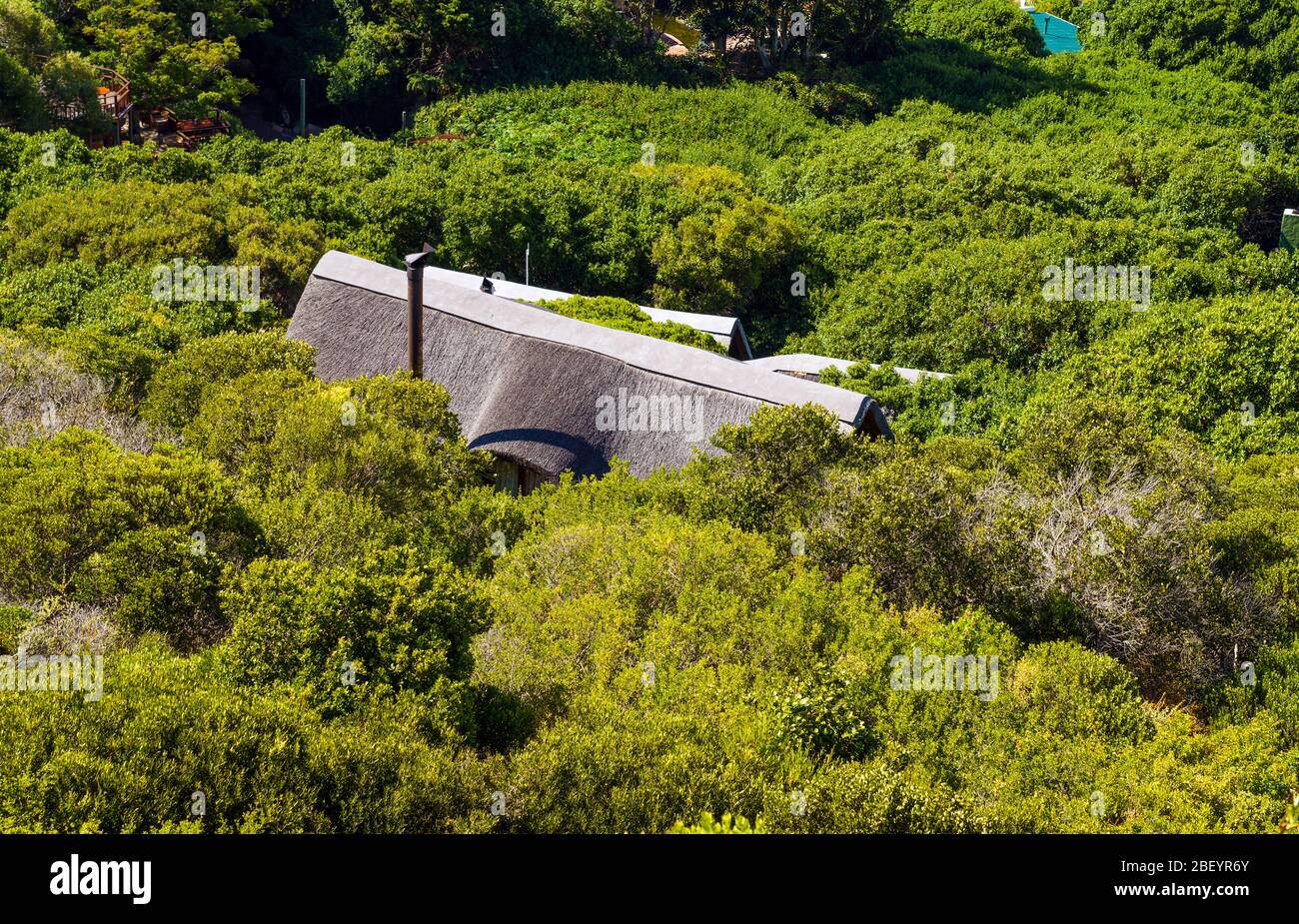 Von oben auf die Dächer der Gebäude, Kapstadt, Südafrika Stockfoto